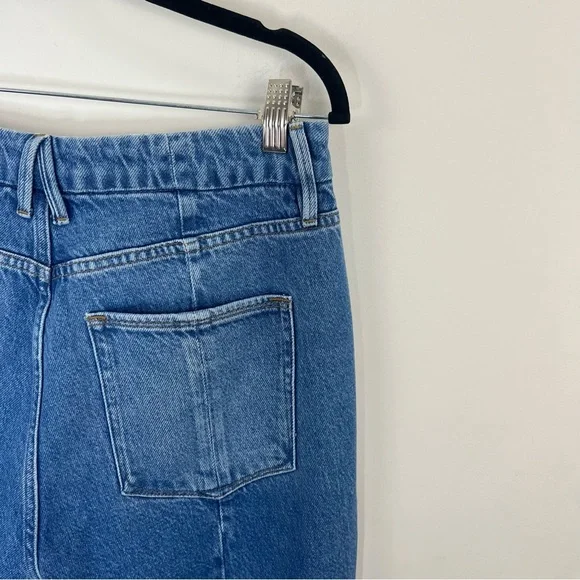 Good American Good Vintage Clean Seams High Rise Straight Leg Jeans 12/31 NWT - Picture 9 of 14